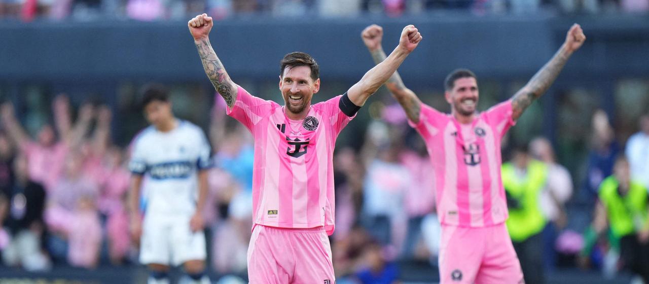 Celebrations for Lionel Messi