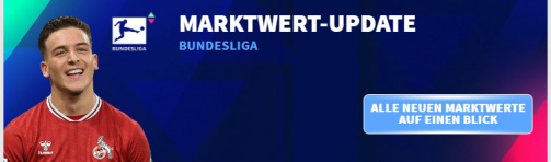 All new Bundesliga market values ​​at a glance