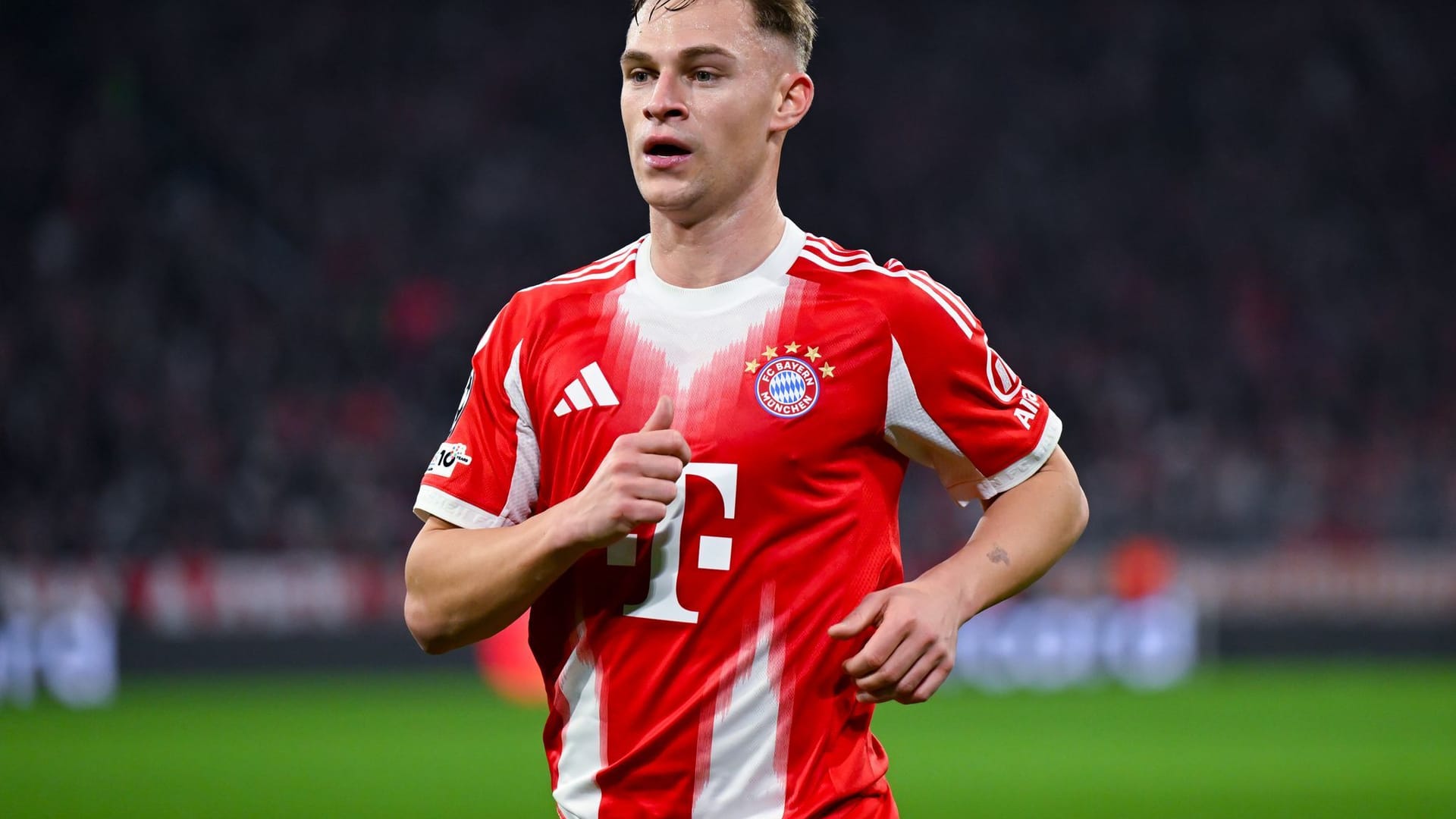 Joshua Kimmich (Bayern Munich) in action.