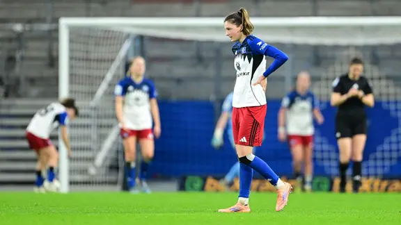 Frustration with Lotta Wrede (from) from Hamburger SV