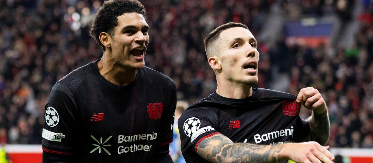 Alex Grimaldo celebrates his late equalizer