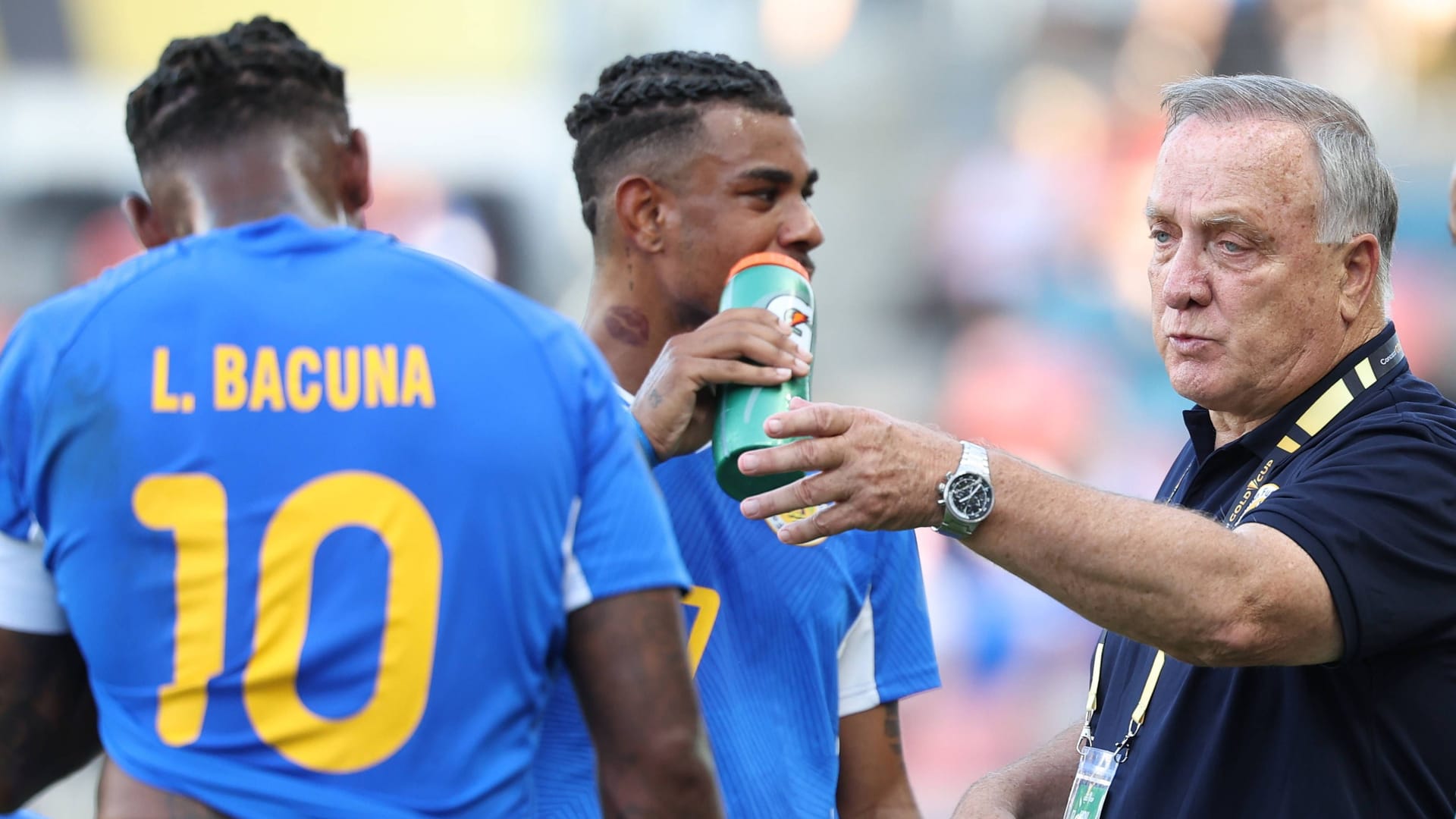 Dick Advocaat: He has been coaching Curaçao since 2024.