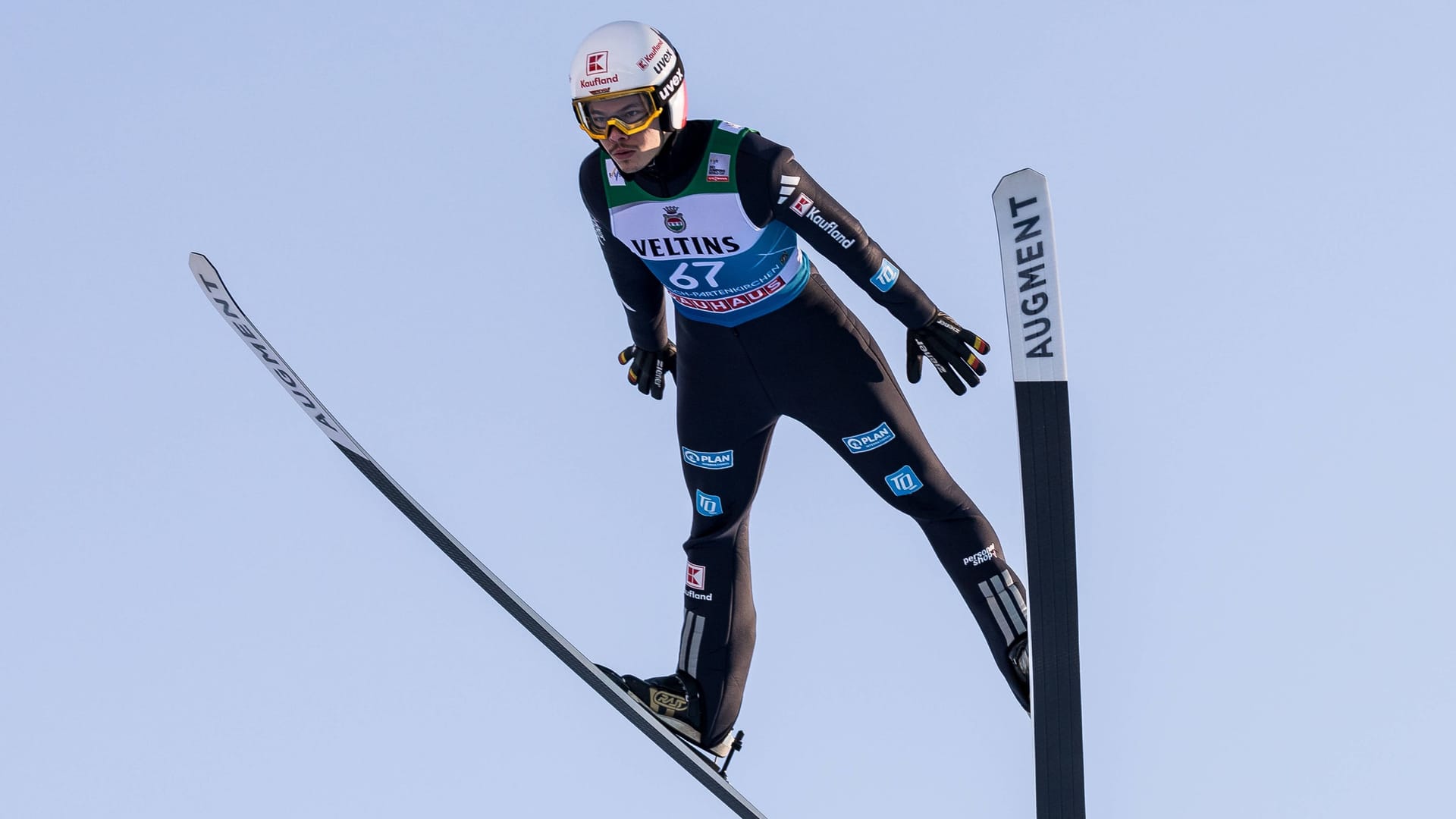 Still in strong form: Philipp Raimund at the qualification in Garmisch-Partenkirchen.