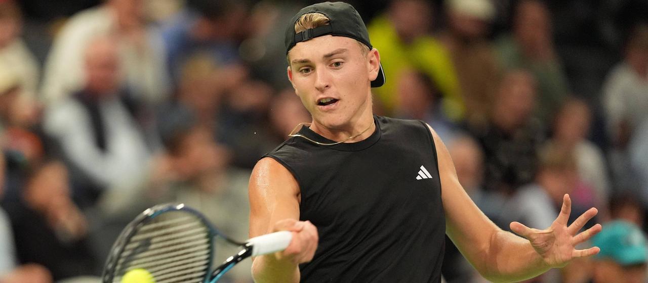 The first German to take part in the Next Gen ATP Finals: Justin Engel
