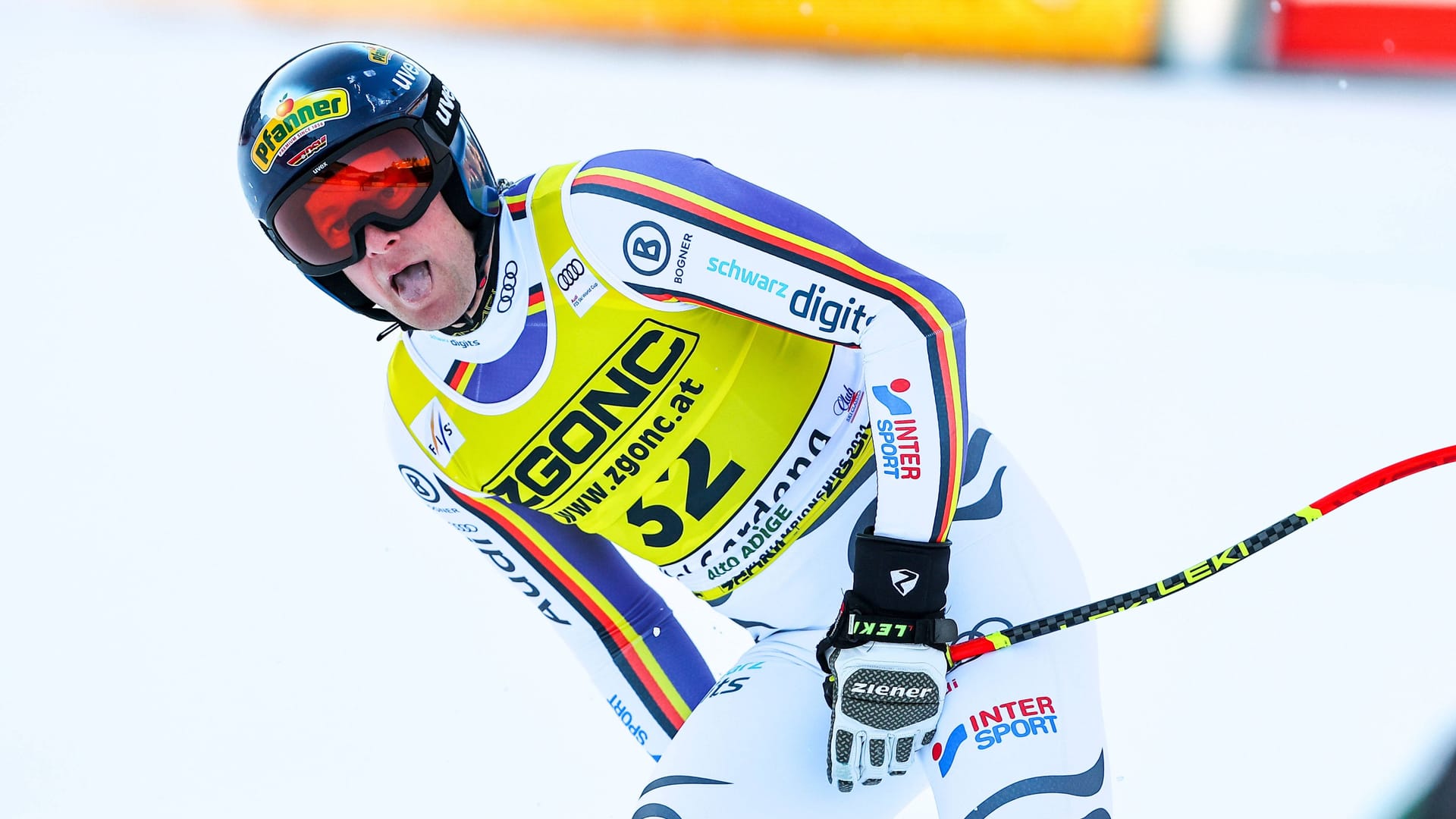 Simon Jocher: When he reached the finish, the German ski ace was happy.