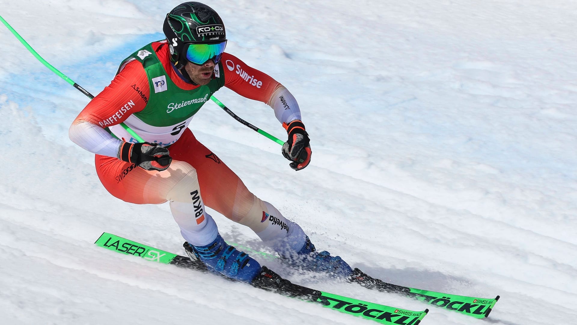 Jonas Lenherr in action: The Swiss has had a long period of suffering behind him.
