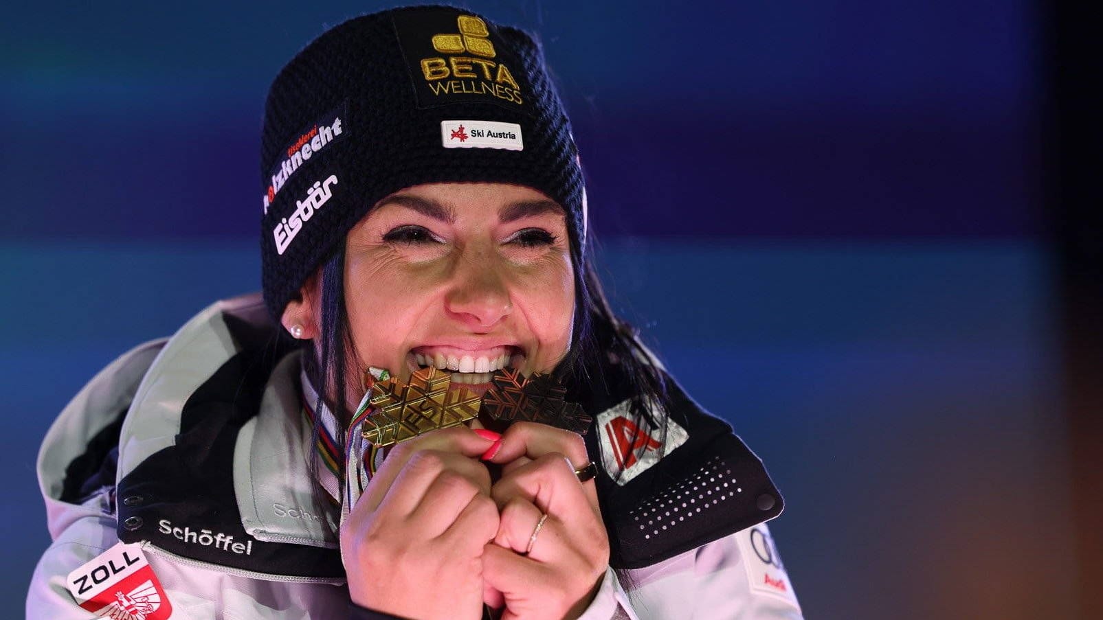 Stephanie Venier: After retiring from her career, the world champion first became a wife and now a mother.