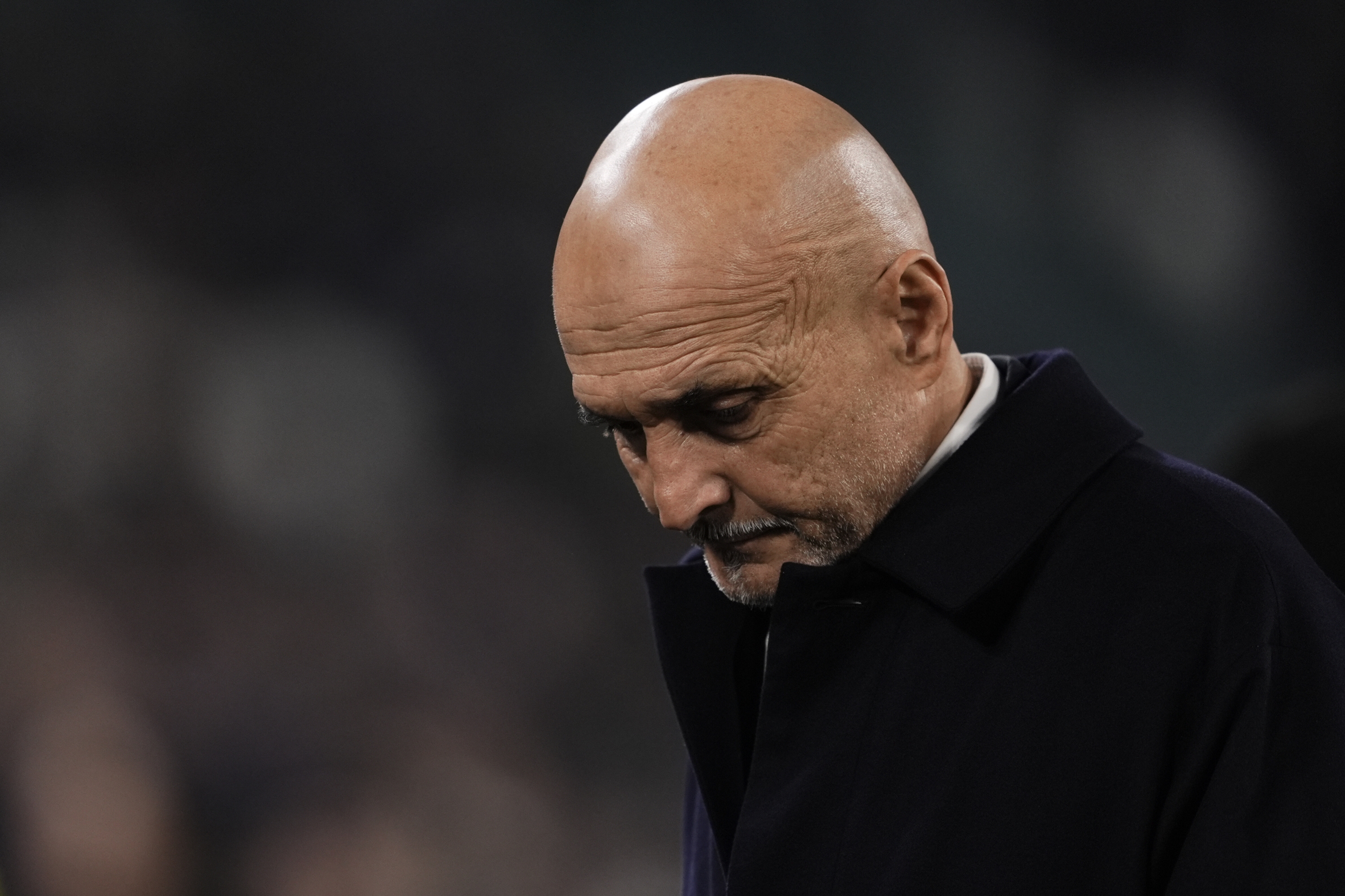 Juventus's Luciano Spalletti during the Uefa Champions League soccer match, between Juventus and Pafos at the Allianz Stadium in Turin, League phase Matchday 6, north west Italy - December 10, 2025. Sport - Soccer (Photo by Fabio Ferrari/LaPresse)