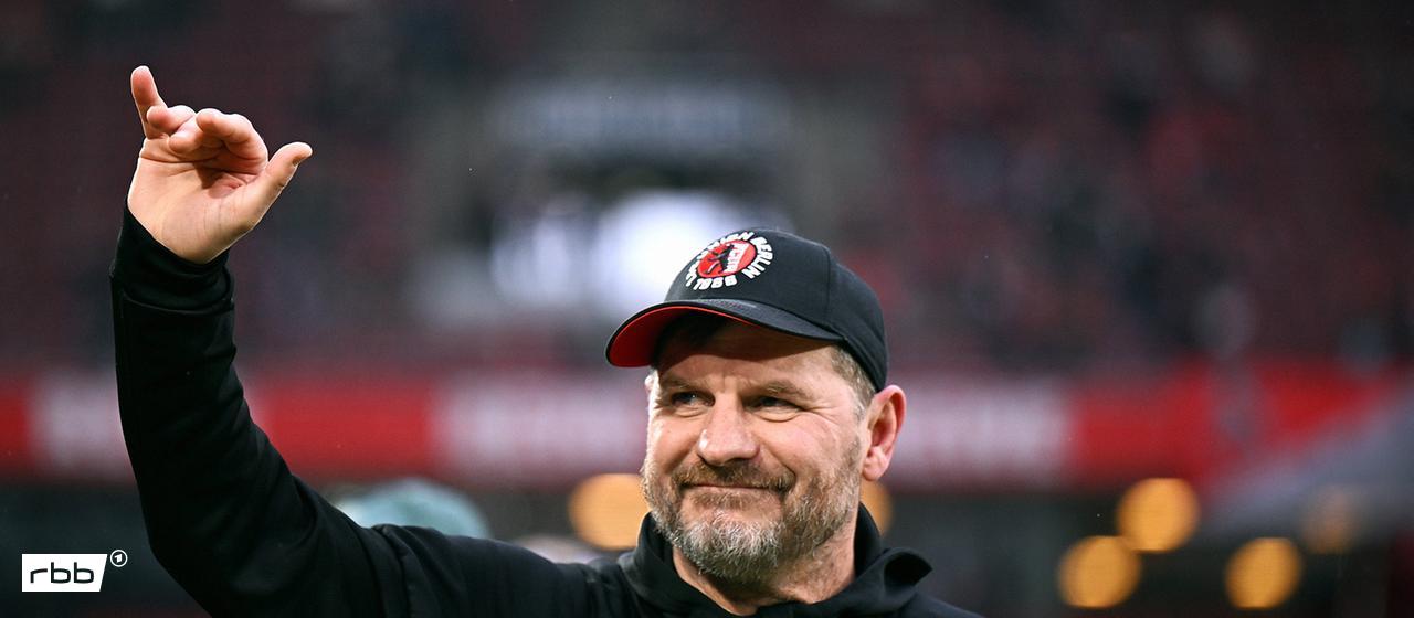 Union coach Steffen Baumgart. / imago images/Uwe Kraft