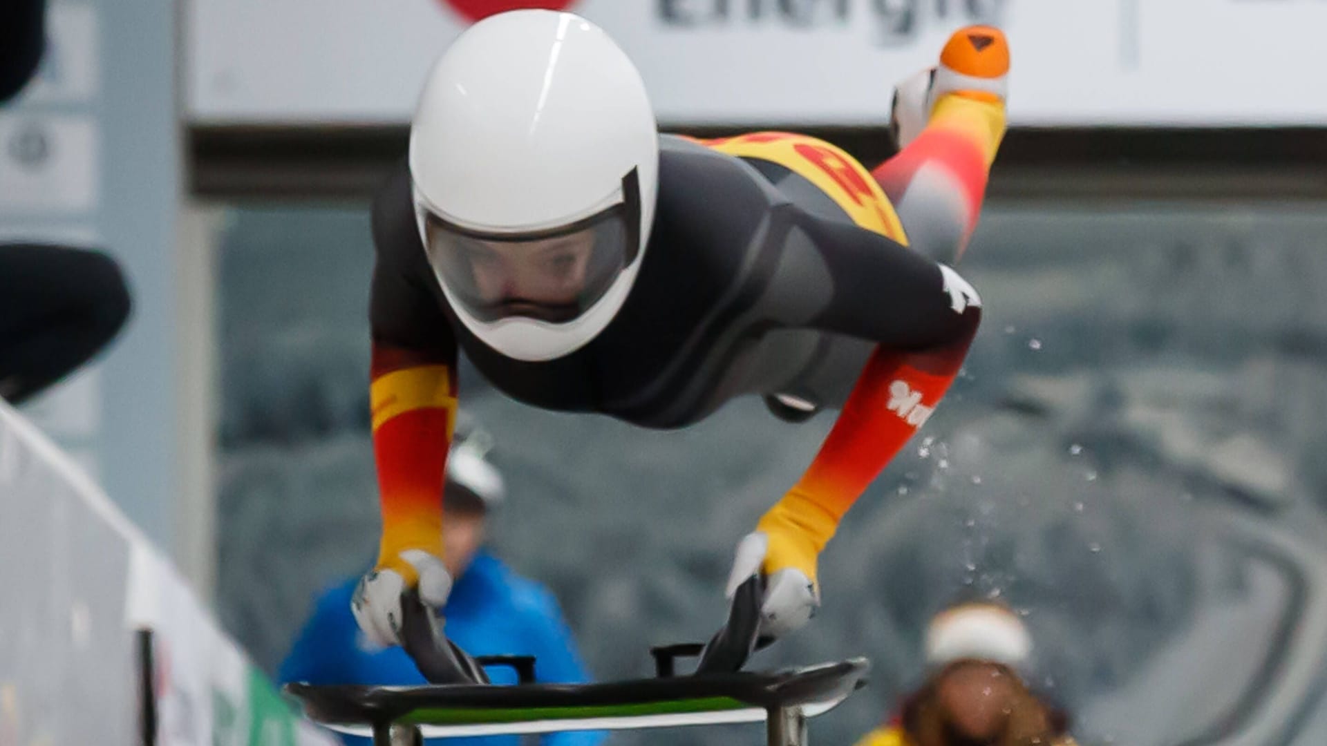 Viktoria Hansova in action: The German skeleton athlete will have to watch in February.