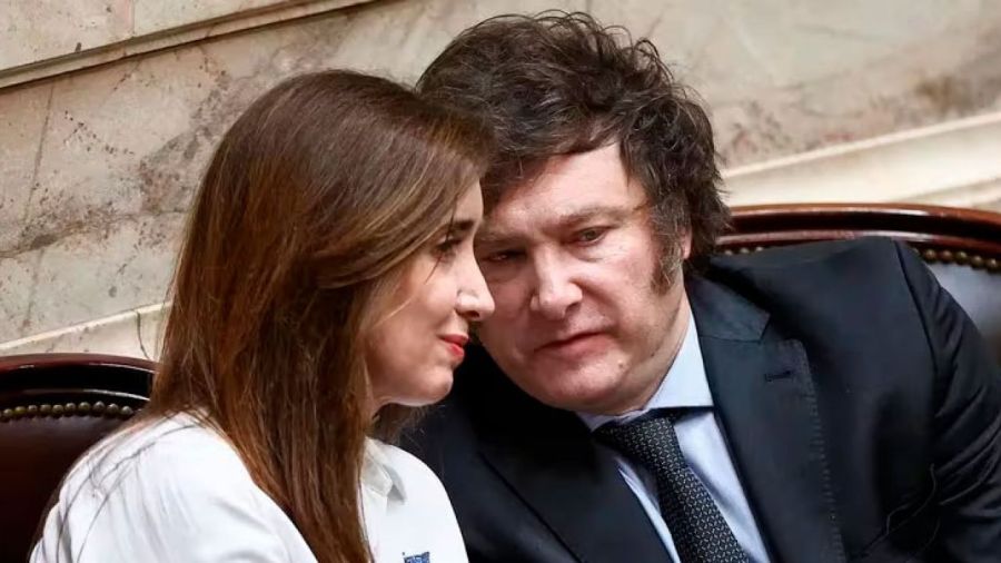 Javier Milei and Victoria Villarruel