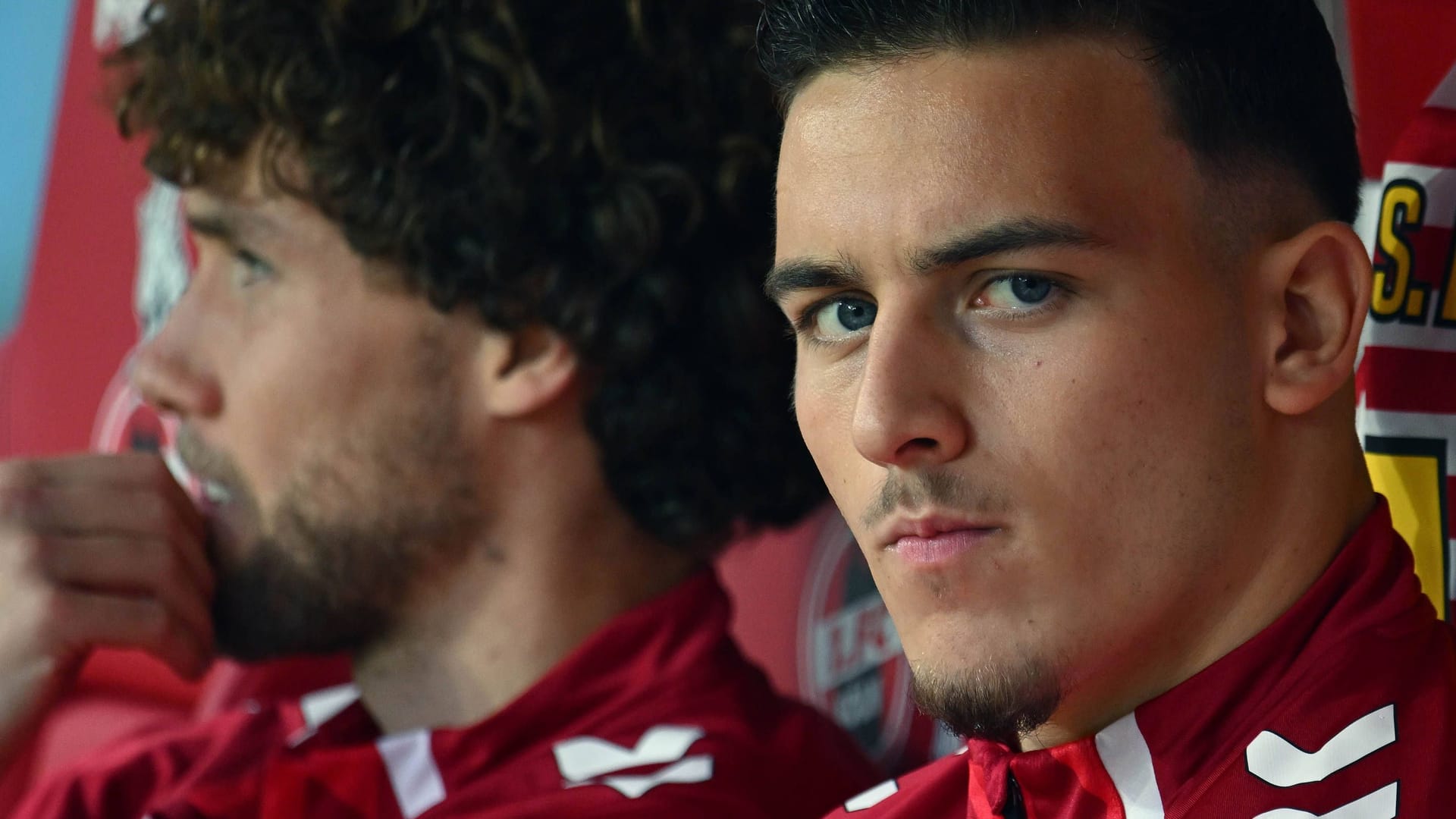 Said El Mala on the bench (archive photo): The youngster had to wait on the bench against Frankfurt.