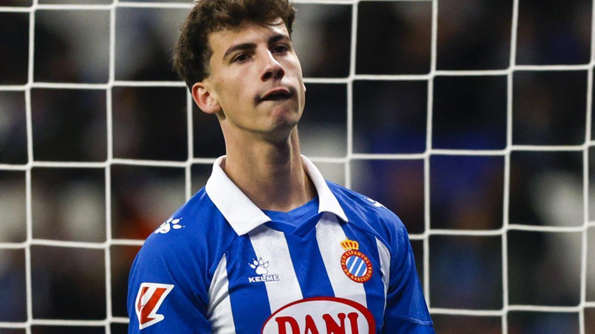 Antoniu Roca, in a match with Espanyol.