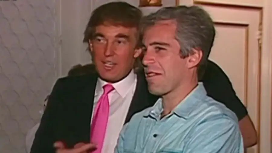 Donald Trump and Jeffrey Epstein
