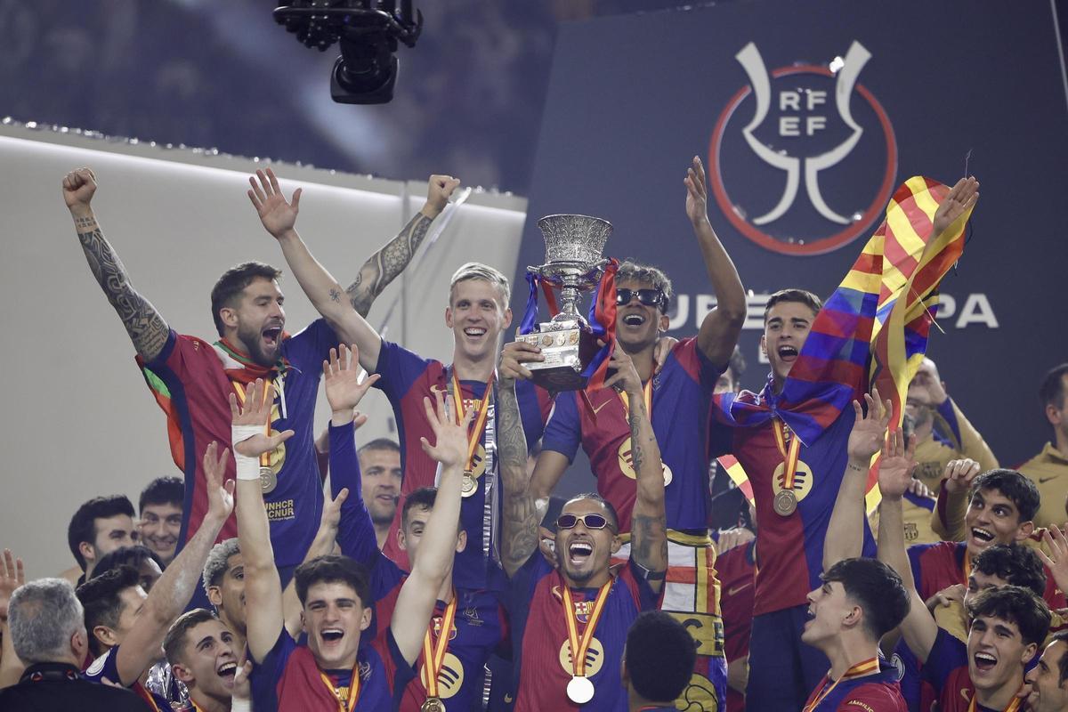 Barça, current champion of the Spanish Super Cup