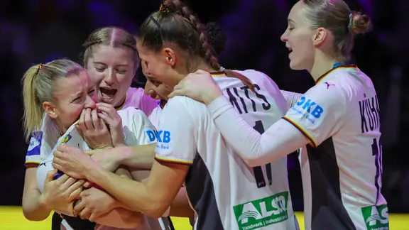 Vice world champion Germany at the award ceremony