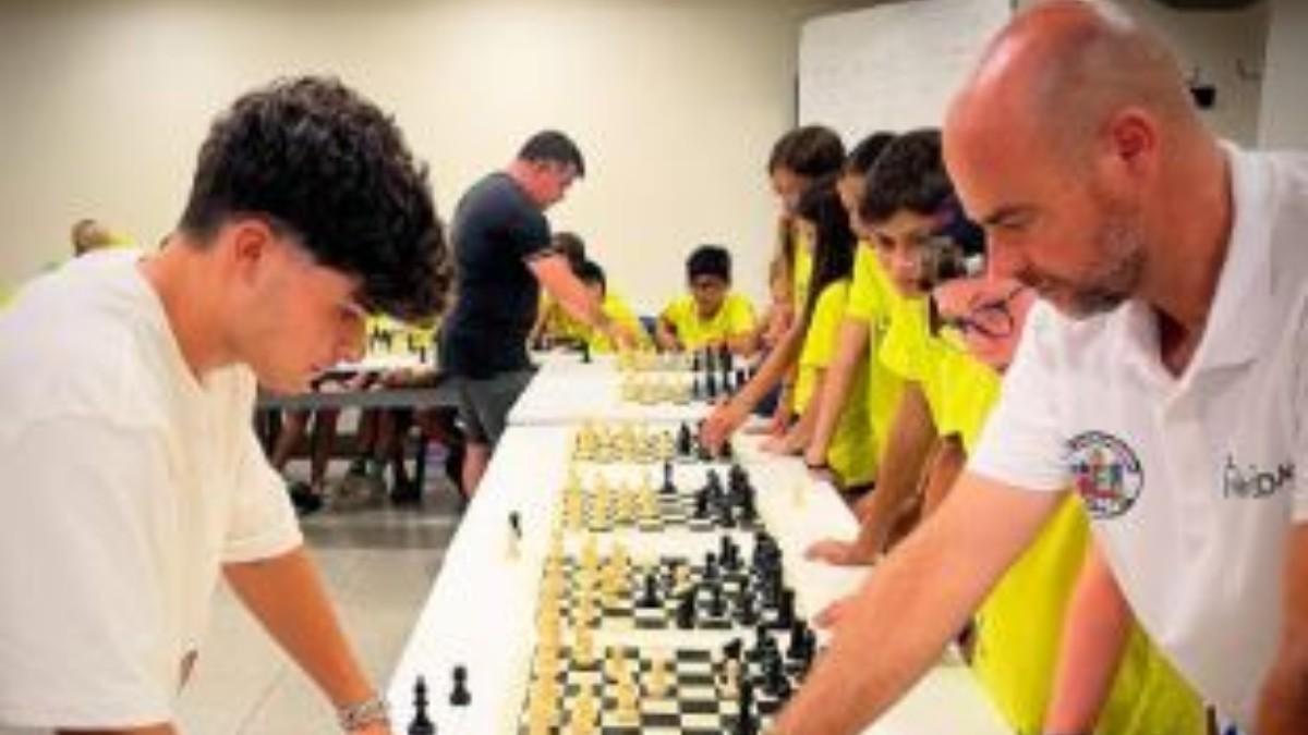 Quim Junyent and Jordi Pérez in the FEDAC school colonies