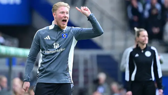 Marwin Bolz, coach of the Hamburger SV footballers