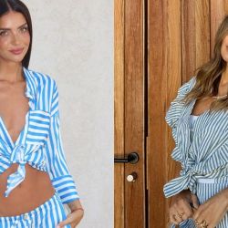Zaira and Pampita | Photo: CEDOC