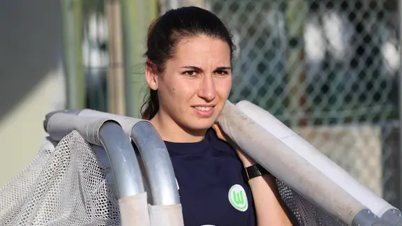 Eva-Maria Virsinger, assistant coach at VfL Wolfsburg