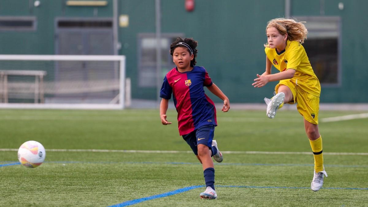 Shinta grew tremendously in Jordi Pérez's U-11