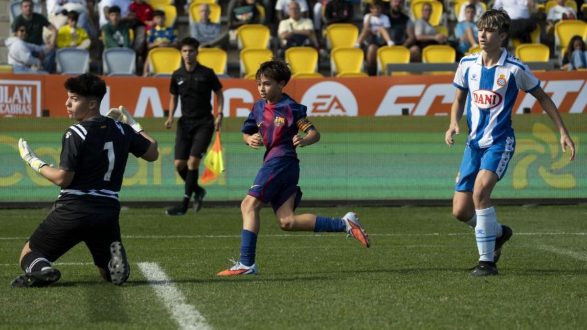 Mario Franco scored the first goal against Espanyol