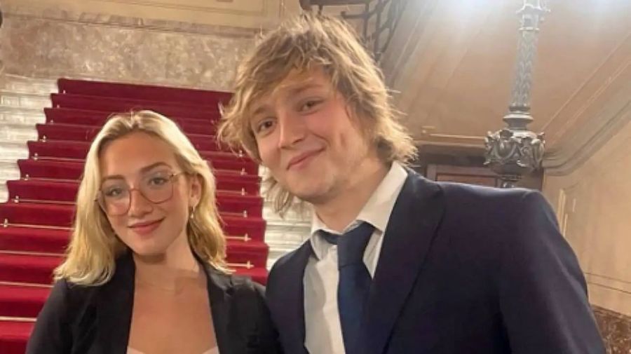 Eugenia Rolón together with Iñaki Gutierrez