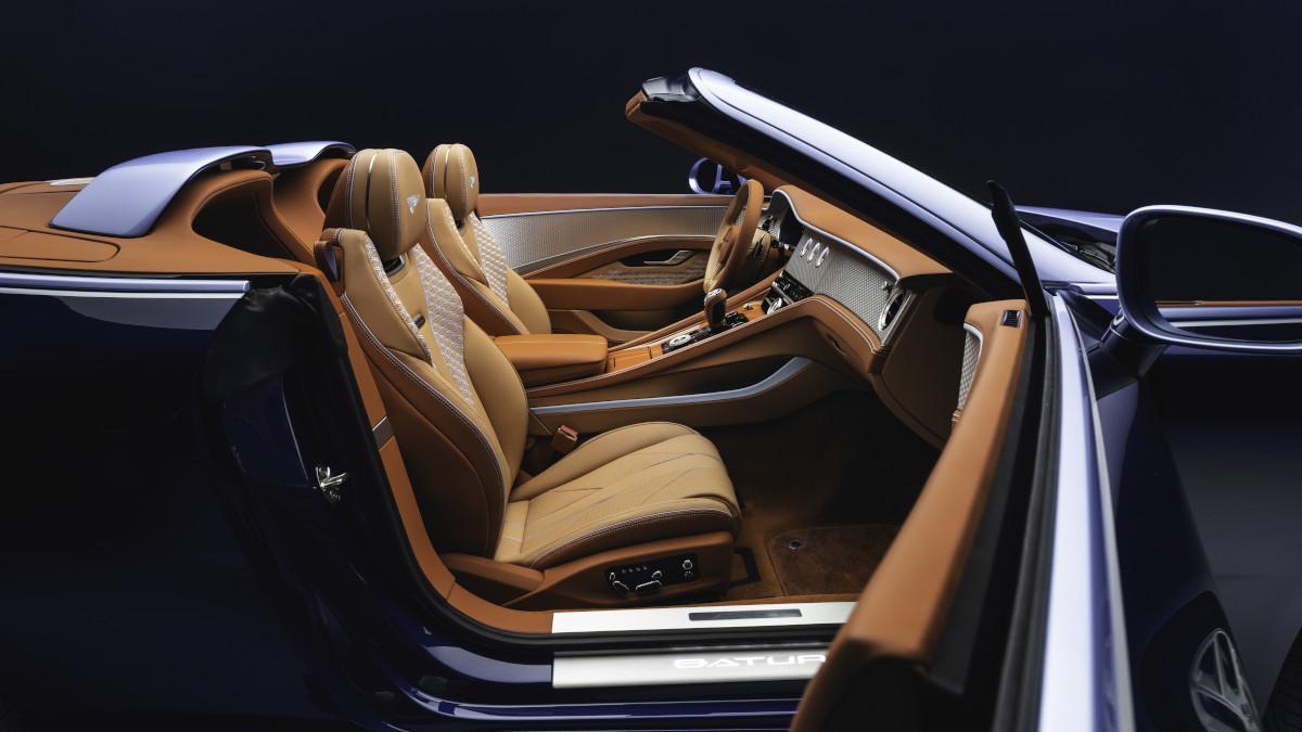 Interior of the Bentley Batur Convertible #4