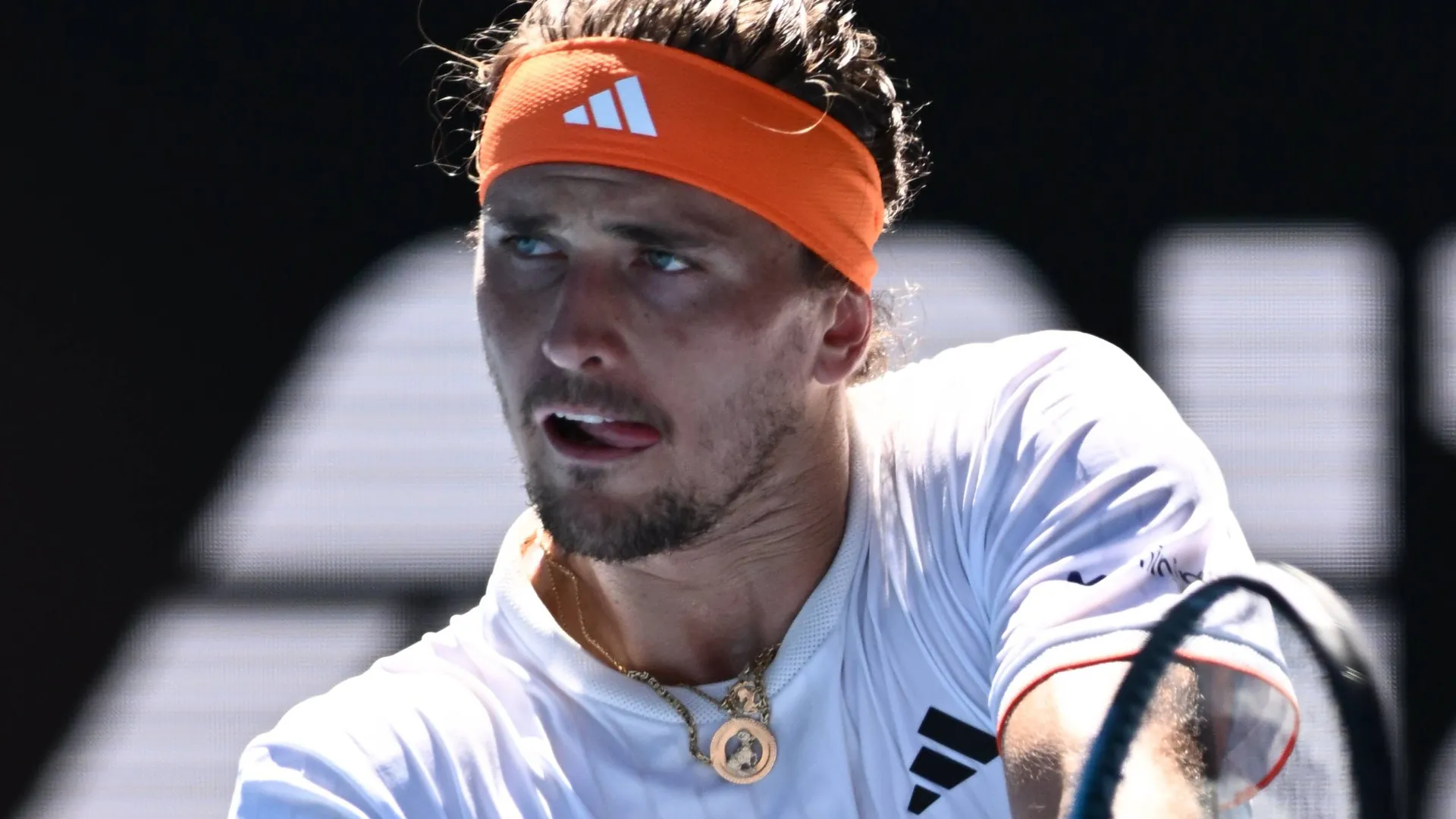 Alexander Zverev held his own in his first round match at the Australian Open 2026. Alexander Zverev held his own in his first round match at the Australian Open 2026.
