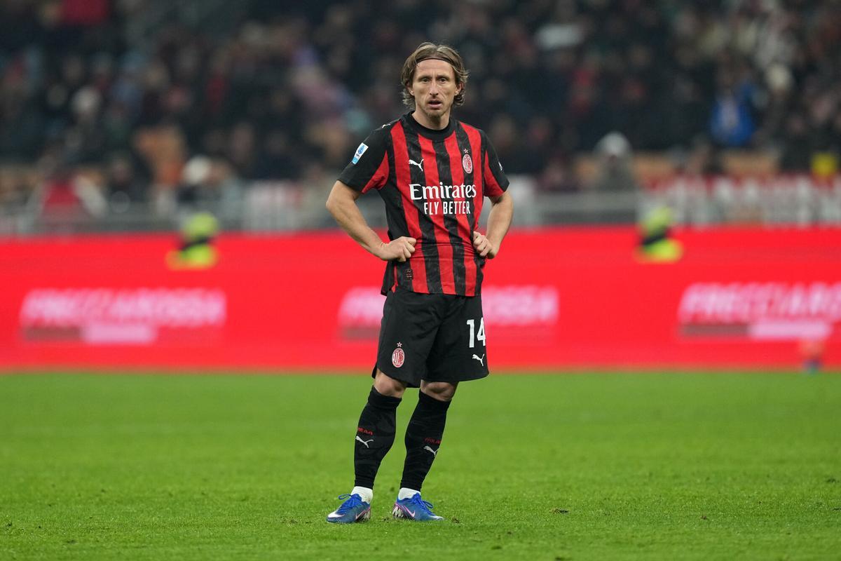 Luka Modric continues at a top level at Milan