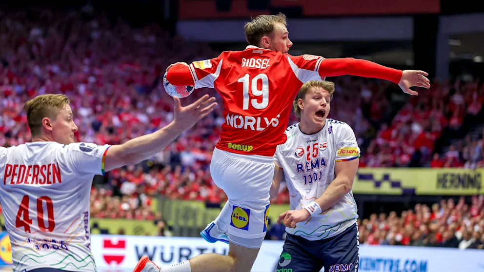 Mathias Gidsel zerlegte im letzten Hauptrundenspiel mit Dänemark auch Norwegen
