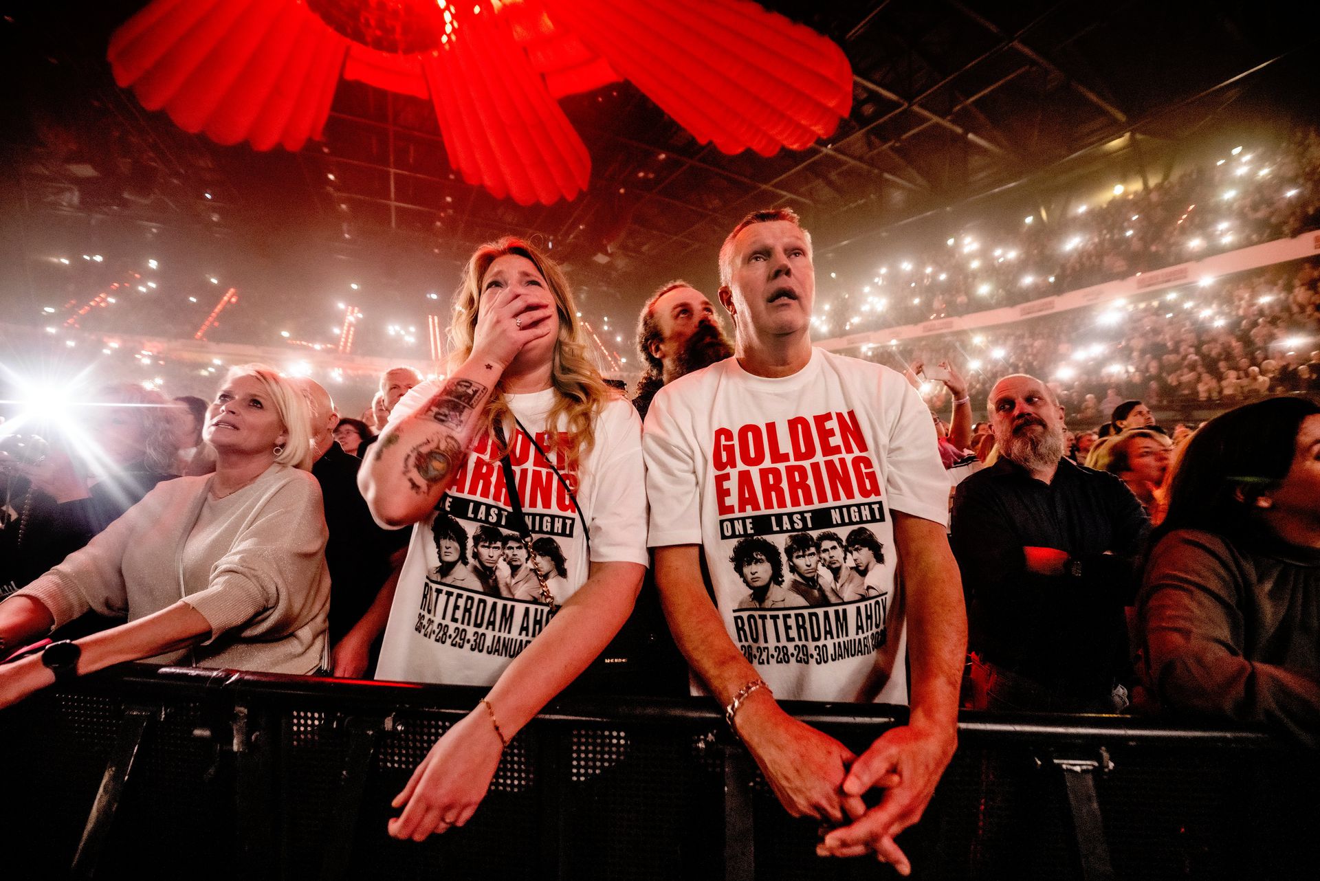 Emotions among fans.