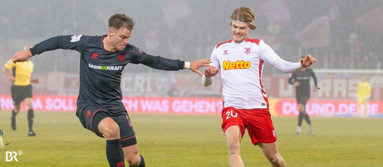 Simon Lorenz (FCI) and John Posselt (SSV) in a duel