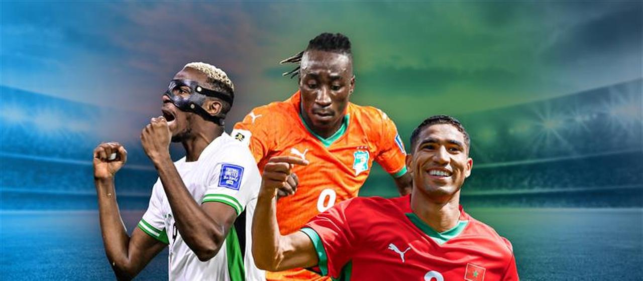 Victor Osimhen, Yan Diomande and Achraf Hakimi