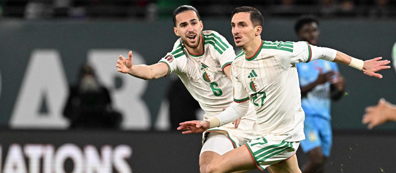 Adil Boulbina celebrates the winning goal