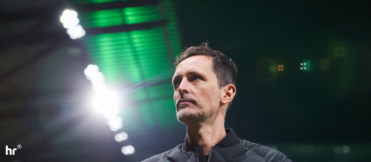 Dino Toppmöller at the Eintracht game in Bremen