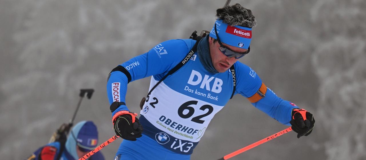 Tommaso Giacomel (Italy) is on the track. 