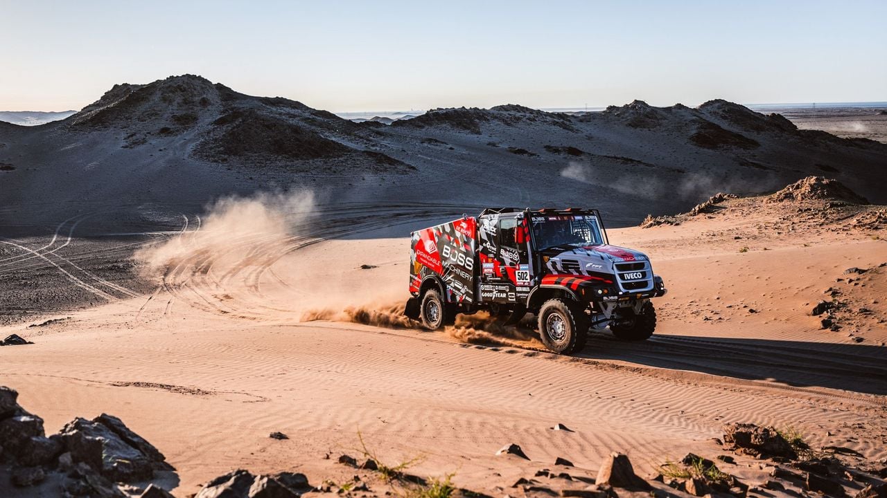 Janus van Kasteren previously always competed in a truck.