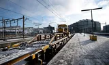 Amsterdam Central Station, hit this Tuesday by snow, frost and an automation failure.
