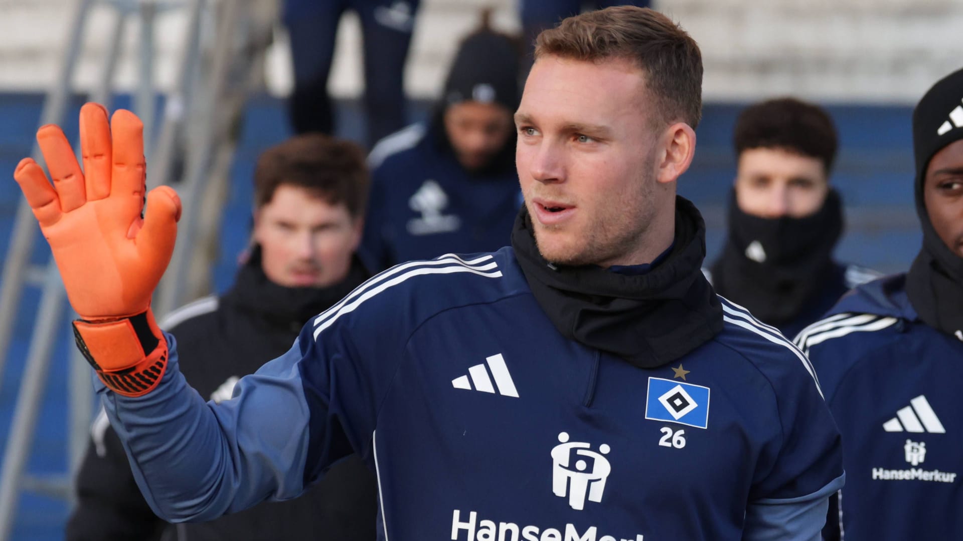 Daniel Peretz in HSV dress: The goalkeeper is probably changing clubs again.