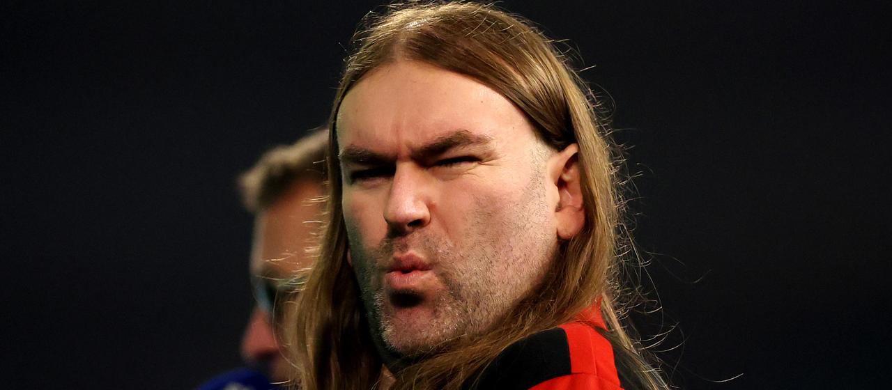 Ryan Searle at the Darts World Cup