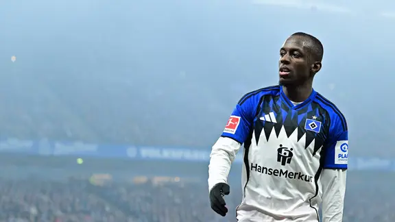 HSV player Jean-Luc Dompé. | Witters HSV player Jean-Luc Dompé.