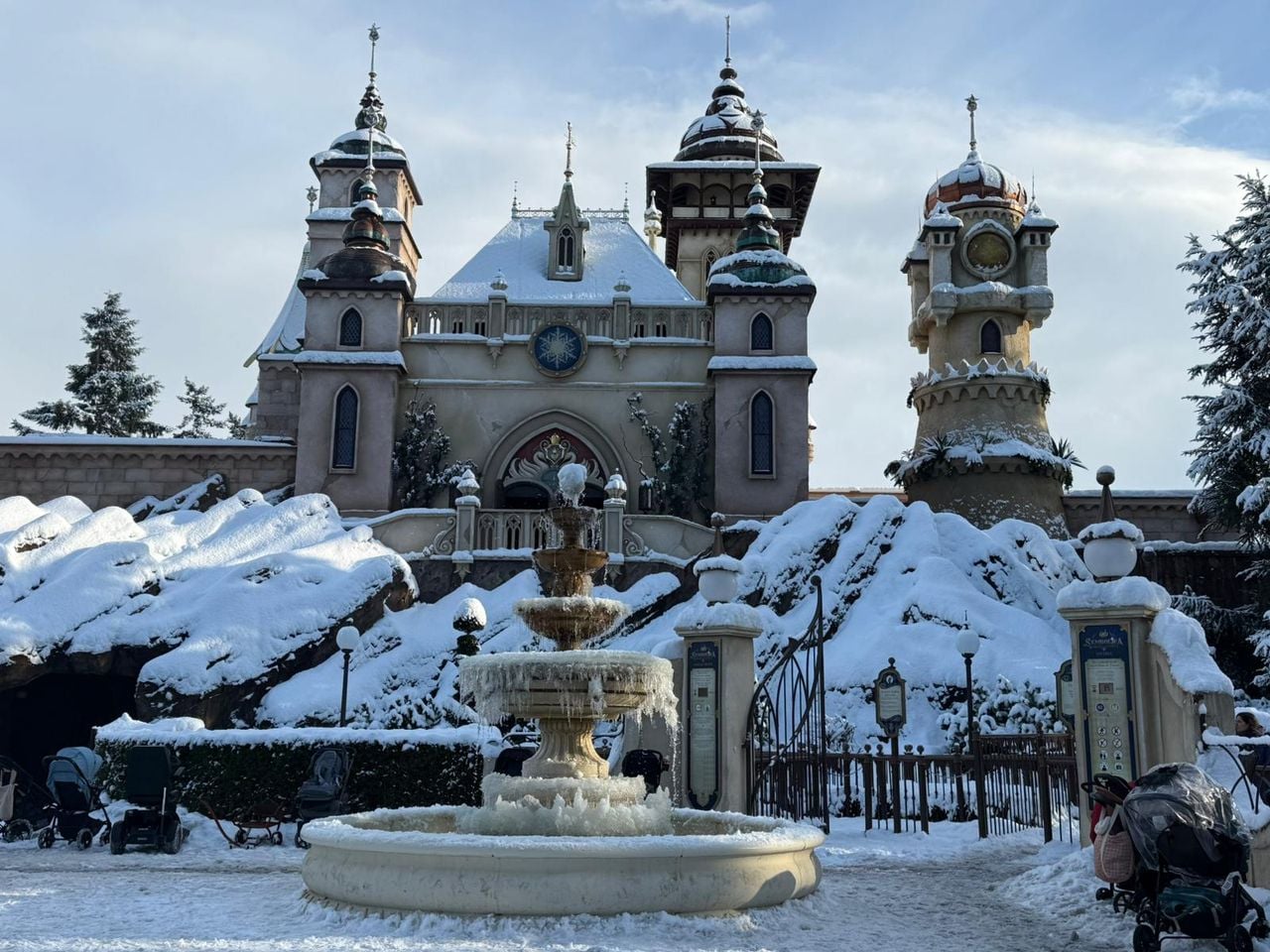 Snowfall Efteling (photo: Bart Meesters - Heitink press agency).