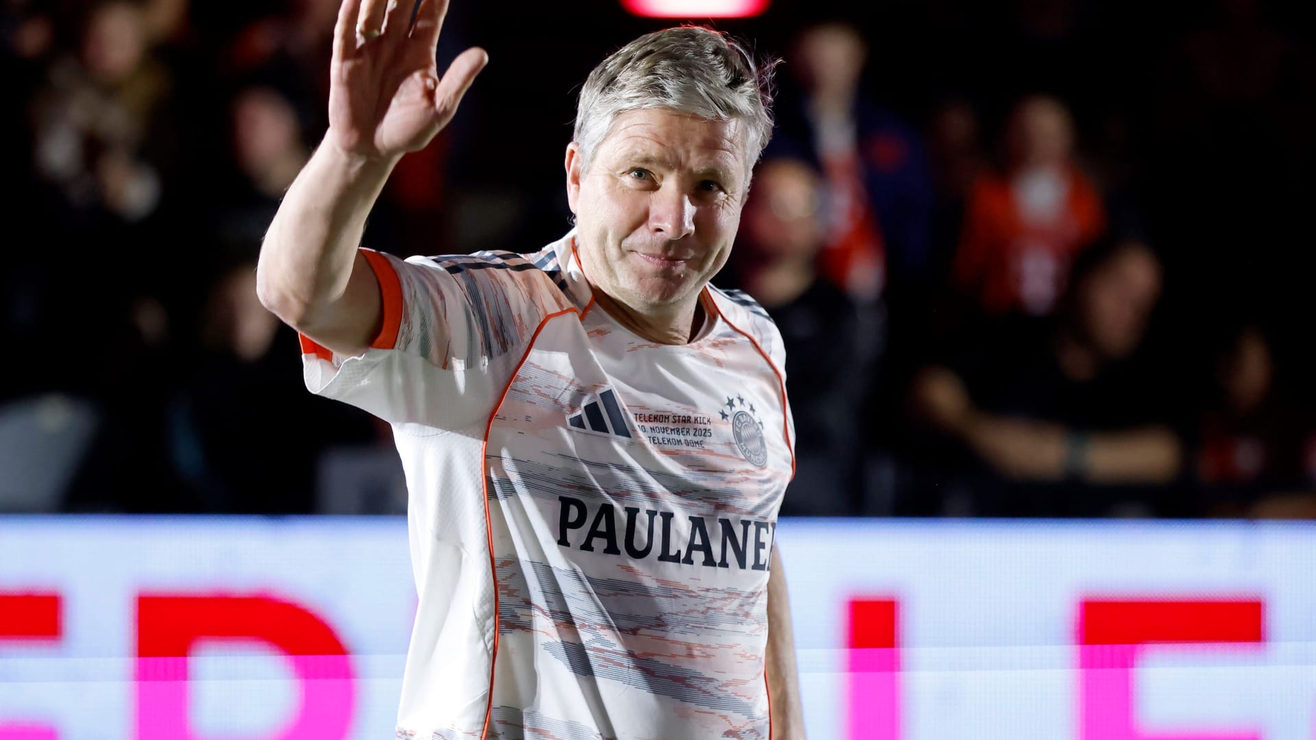 Former professional footballer Michael Tarnat at Telekom Starkick 2025.