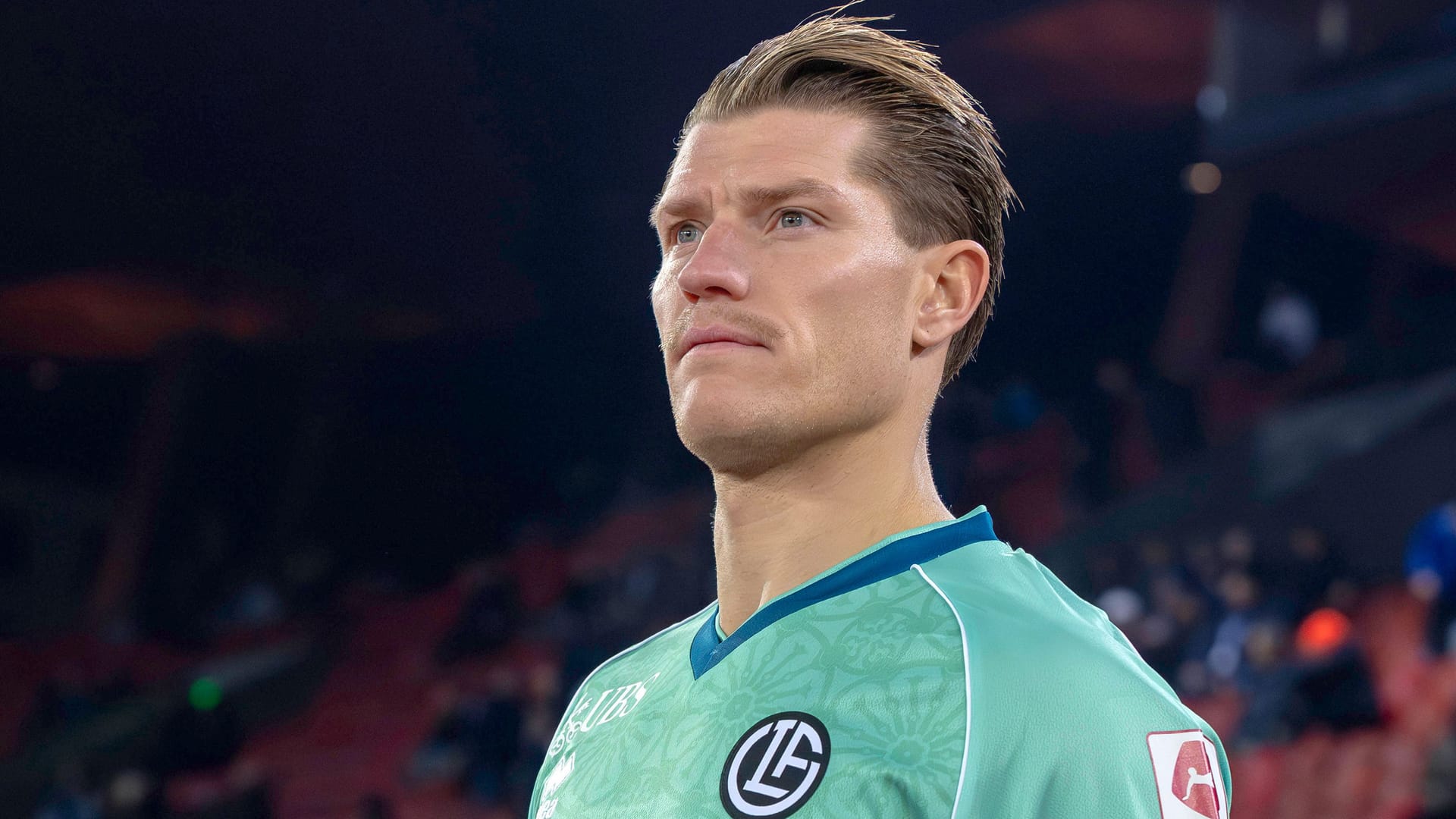 In the FC Lugano jersey: Kevin Behrens has been playing in Switzerland since 2025.