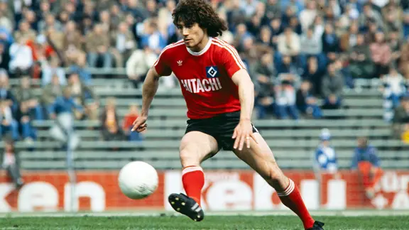 Kevin Keegan in the HSV jersey