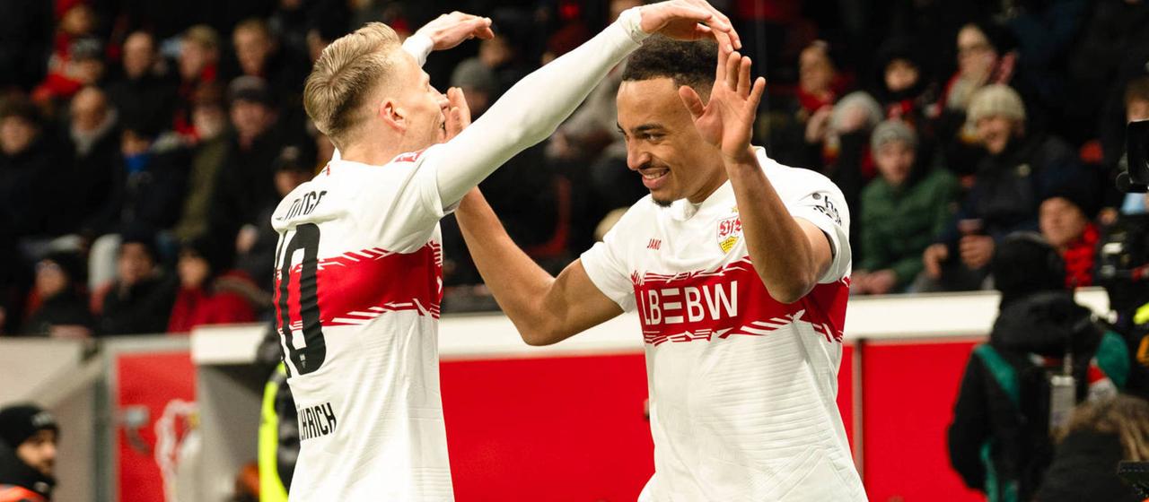 Top performers in Leverkusen: Führich and double goalscorer Leweling
