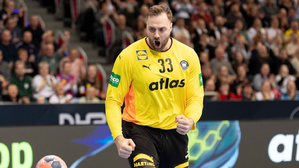 Der deutsche Nationalspieler Marko Grgic (22) jubelte im ersten Testspiel gegen Kroatien