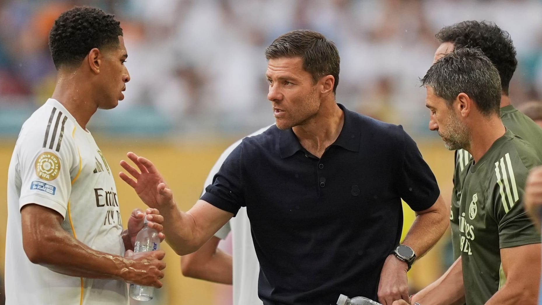 Jude Bellingham and Xabi Alonso