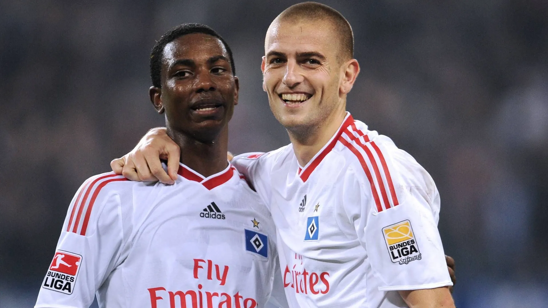 Eljero Elia (l.) and Mladen Petric (archive photo): The duo was on the pitch when HSV beat Bayern Munich for the last time.